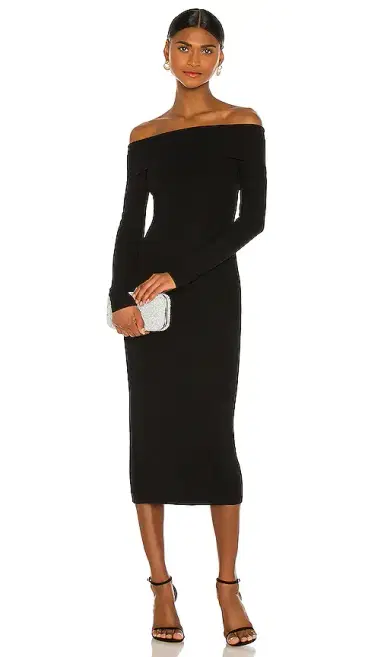 Bardot Off Shoulder Knit Dress | Thumbnail 1 Bardot Off Shoulder Knit Dress | Thumbnail 1