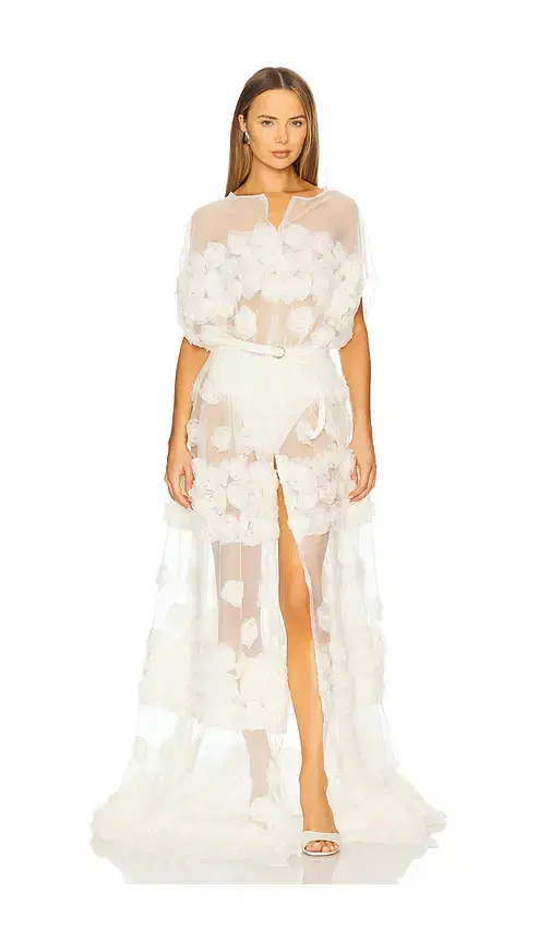 Norma Kamali Super OS Sleeveless BF Flared Gown