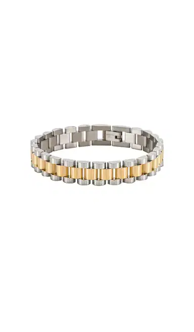 Luv AJ The Two-Toned Timepiece Bracelet | Thumbnail 1 Luv AJ The Two-Toned Timepiece Bracelet | Thumbnail 1