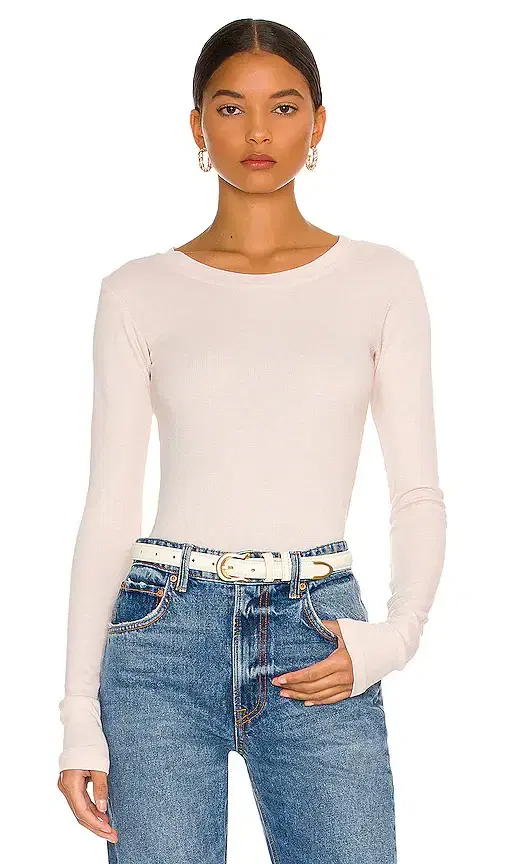Long Sleeve Crew Neck Top