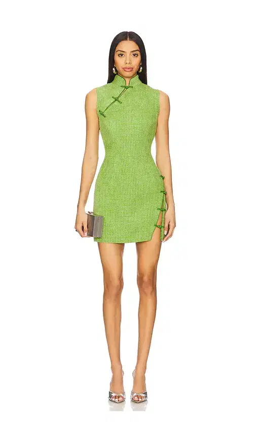 SAU LEE Ines Tweed Dress