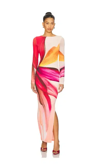 AFRM x REVOLVE Phyll Spring Lotus Dress | Thumbnail 1 AFRM x REVOLVE Phyll Spring Lotus Dress | Thumbnail 1