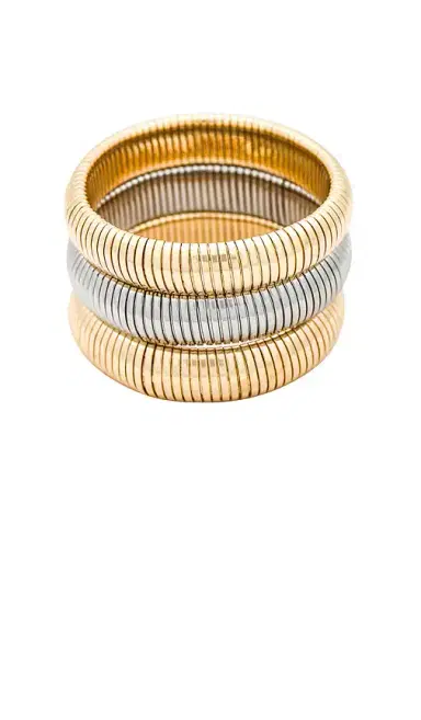 Ettika Flex Snake Chain Stretch Bracelet Set | Thumbnail 2 Ettika Flex Snake Chain Stretch Bracelet Set | Thumbnail 2