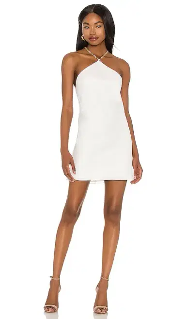 Amanda Uprichard X REVOLVE Claudia X Back Chain Dress | Thumbnail 1