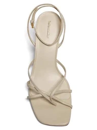 Reformation Women's Gen Leather Sandals - Almond Snake | Thumbnail 4 Reformation Women's Gen Leather Sandals - Almond Snake | Thumbnail 4