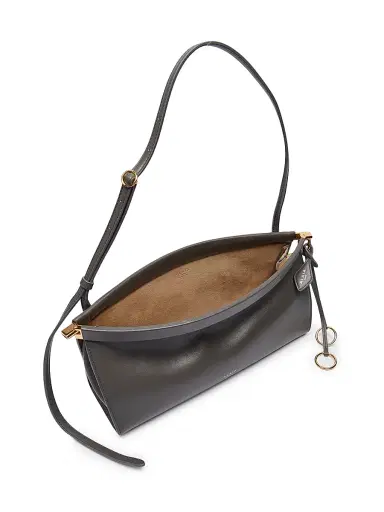 Alaïa Women's Le Click East West Leather Shoulder Bag - Acier | Thumbnail 3