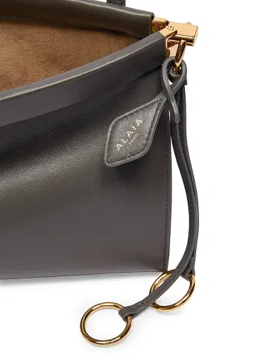 Alaïa Women's Le Click East West Leather Shoulder Bag - Acier | Thumbnail 5