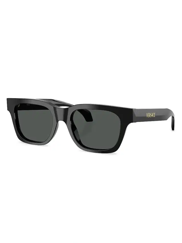 Versace Men's 52MM Square Sunglasses - Black