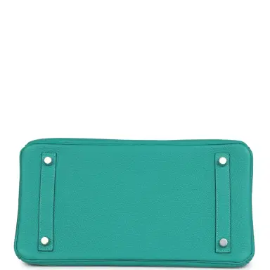 HERMÈS Hermes Birkin 30 Vert Verone Togo Palladium Hardware | Thumbnail 6 HERMÈS Hermes Birkin 30 Vert Verone Togo Palladium Hardware | Thumbnail 6