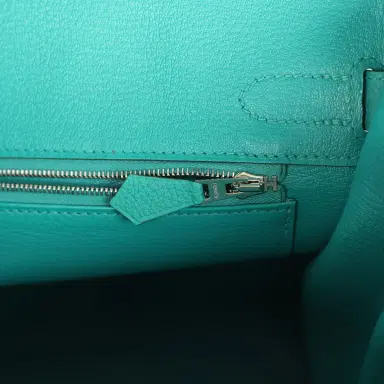 HERMÈS Hermes Birkin 30 Vert Verone Togo Palladium Hardware | Thumbnail 9 HERMÈS Hermes Birkin 30 Vert Verone Togo Palladium Hardware | Thumbnail 9