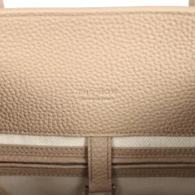 The Row The Row Soft Margaux 12 Bag Dark Taupe Calfskin Silver Hardware | Thumbnail 12