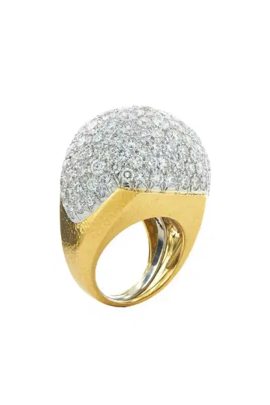 DAVID WEBB Diamond Dome Ring | Thumbnail 1