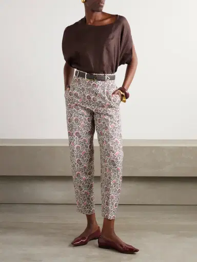 Loro Piana Gaia Asymmetric Linen Blouse | Thumbnail 2