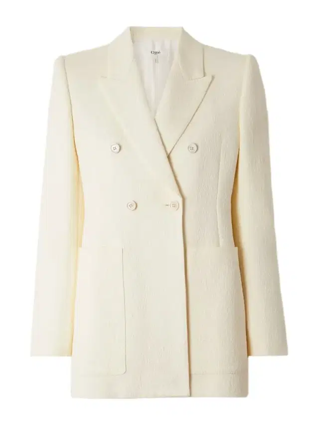 Double-breasted Quilted Cotton-blend Jacquard Blazer