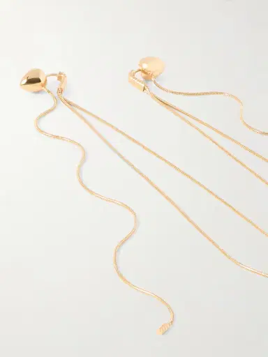 Alaïa Layered Gold-tone Earrings | Thumbnail 3