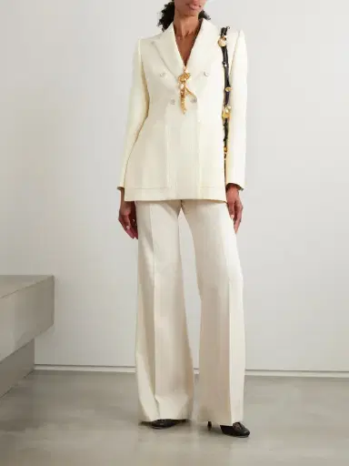 Chloé Wool-twill Wide-leg Pants | Thumbnail 2 Chloé Wool-twill Wide-leg Pants | Thumbnail 2