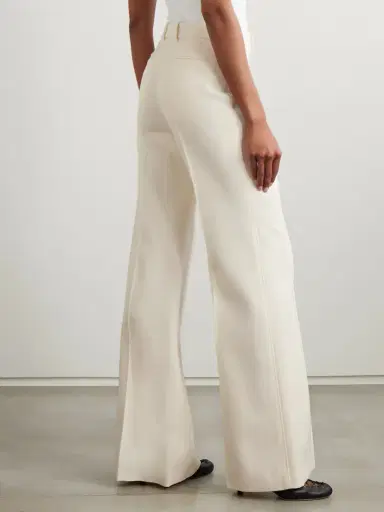 Chloé Wool-twill Wide-leg Pants | Thumbnail 3 Chloé Wool-twill Wide-leg Pants | Thumbnail 3