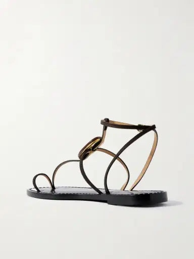AMANU The Cairo Embellished Suede Sandals | Thumbnail 3