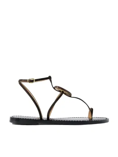 AMANU The Cairo Embellished Suede Sandals | Thumbnail 1