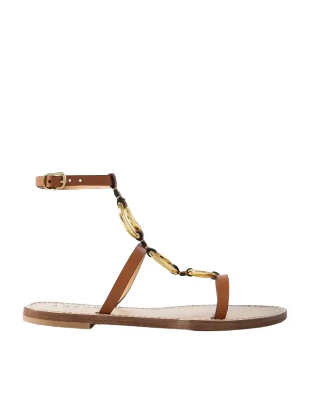 The Bazaruto Embellished Leather Sandals