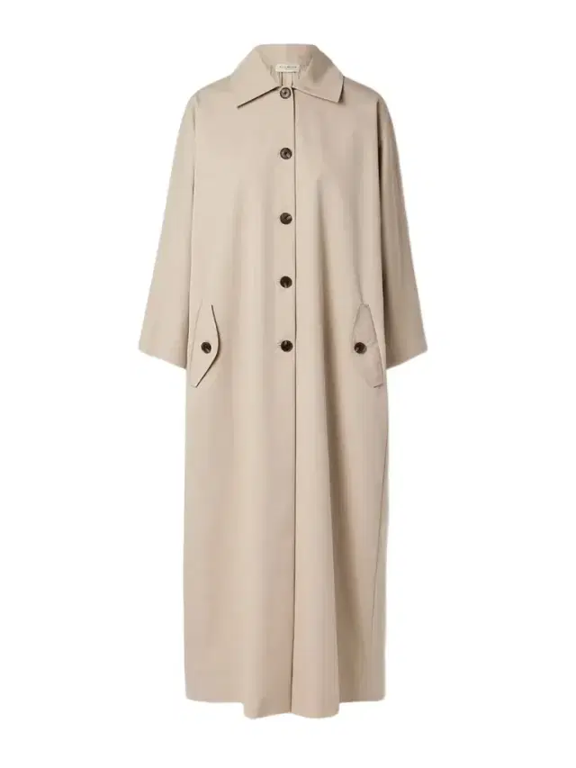 Tavi Pleated Cotton-blend Twill Trench Coat
