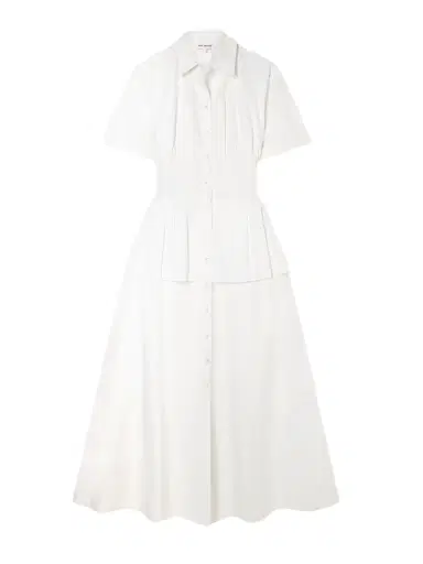 Rosie Assoulin Boogie Woogie Bugle Boy Cotton-poplin Maxi Shirt Dress | Thumbnail 1 Rosie Assoulin Boogie Woogie Bugle Boy Cotton-poplin Maxi Shirt Dress | Thumbnail 1