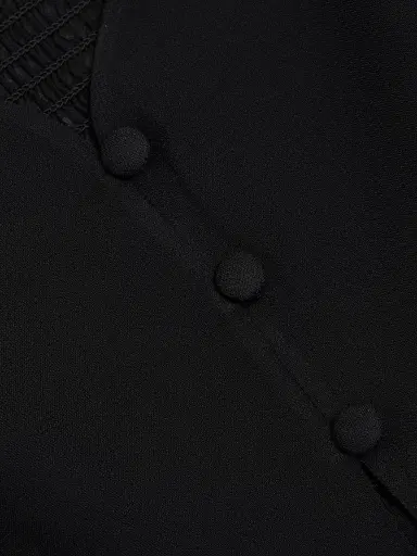 Reformation Women's Laine Cocktail Dress - Black | Thumbnail 7