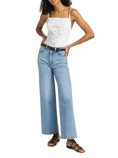 Reformation Women's Eva Linen Top - White - Size 12 | Thumbnail 2