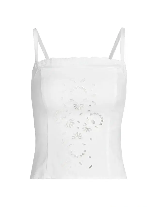 Women's Eva Linen Top - White