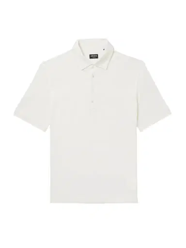 Zegna Oasi Linen Polo Shirt - Men | Thumbnail 1
