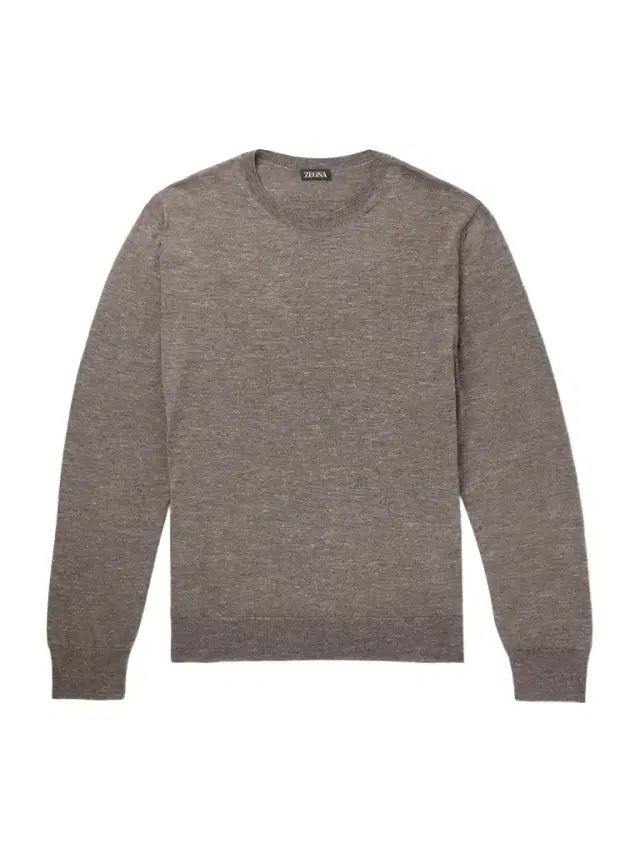 Zegna Mulberry Silk, Cashmere and Linen-Blend Sweater - Men
