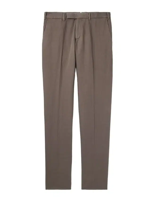 Zegna Slim-Fit Tapered Cotton and Linen-Blend Twill Trousers - Men
