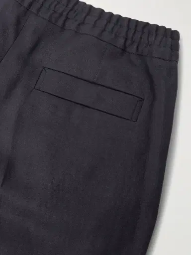 Zegna Straight-Leg Linen-Twill Trousers - Men | Thumbnail 5