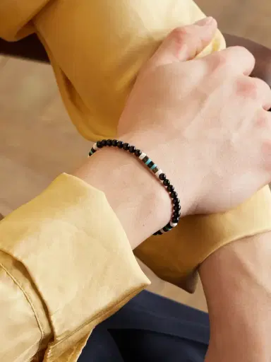 Mikia Sterling Silver ulti-Stone Beaded Braceleten | Thumbnail 2