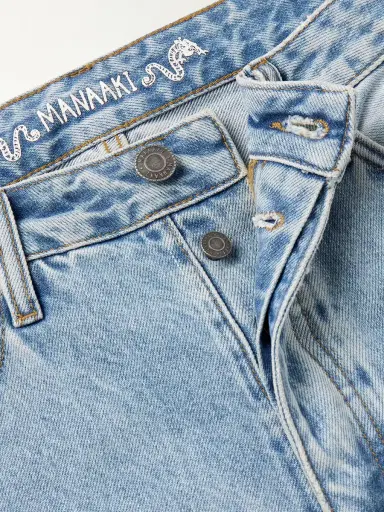 MANAAKI Tama Slim-Fit Straight-Leg Distressed Denim Shorts - Men | Thumbnail 6 MANAAKI Tama Slim-Fit Straight-Leg Distressed Denim Shorts - Men | Thumbnail 6