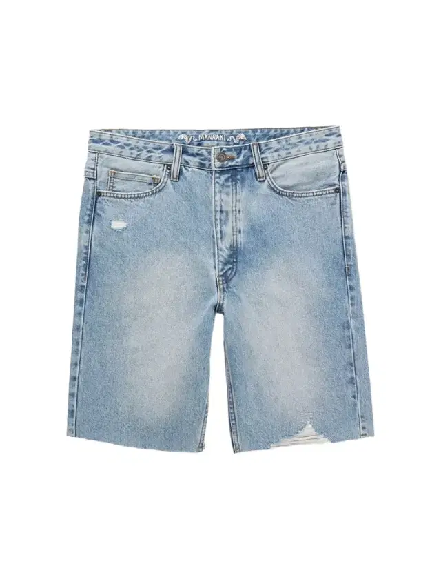 Tama Slim-Fit Straight-Leg Distressed Denim Shorts - Men