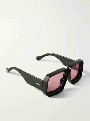 Loewe Paula's Ibiza Signature Black Mask Acetate Sunglasses - Men | Thumbnail 4 Loewe Paula's Ibiza Signature Black Mask Acetate Sunglasses - Men | Thumbnail 4