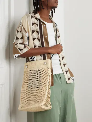 Loewe Paula's Ibiza Leather-Trimmed Raffia Tote Bag - Men | Thumbnail 6 Loewe Paula's Ibiza Leather-Trimmed Raffia Tote Bag - Men | Thumbnail 6