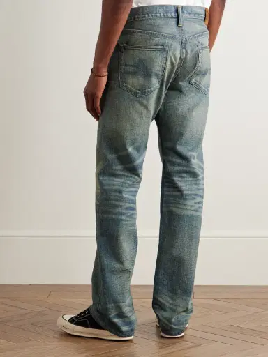RRL Straight-Leg Distressed Jeans - Men | Thumbnail 4 RRL Straight-Leg Distressed Jeans - Men | Thumbnail 4