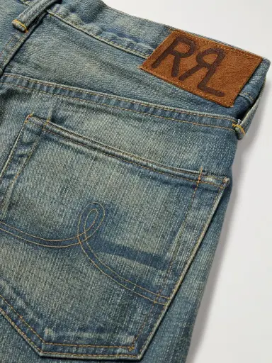 RRL Straight-Leg Distressed Jeans - Men | Thumbnail 5 RRL Straight-Leg Distressed Jeans - Men | Thumbnail 5