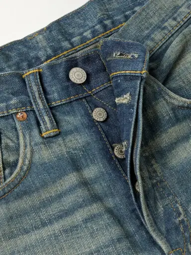 RRL Straight-Leg Distressed Jeans - Men | Thumbnail 6 RRL Straight-Leg Distressed Jeans - Men | Thumbnail 6