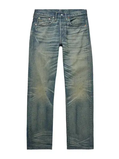 RRL Straight-Leg Distressed Jeans - Men | Thumbnail 1 RRL Straight-Leg Distressed Jeans - Men | Thumbnail 1