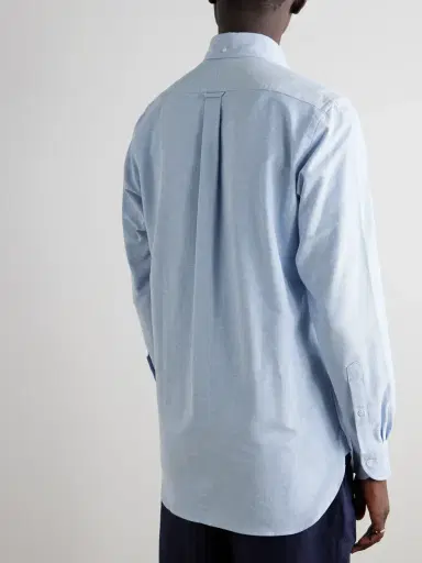 Drake's Button-Down Collar Cotton Oxford Shirt - Men | Thumbnail 4