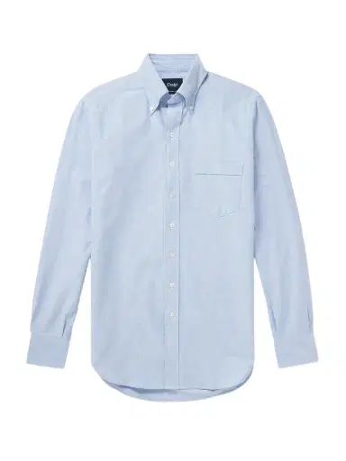 Drake's Button-Down Collar Cotton Oxford Shirt - Men | Thumbnail 1