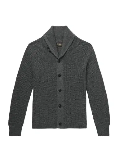 RRL Shawl-Collar Waffle-Knit Cashmere Cardigan - Men | Thumbnail 1