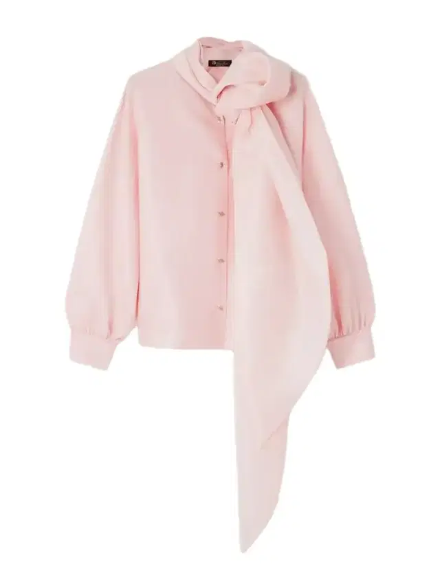 Loro Piana Patricia Tie-neck Silk-organdy Blouse
