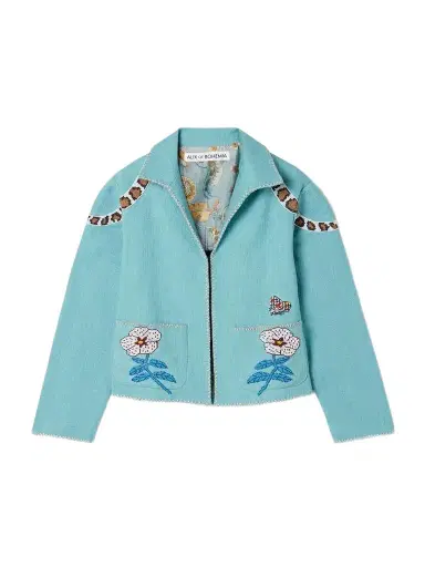 ALIX OF BOHEMIA Francis Bead-embellished Embroidered Cotton Jacket | Thumbnail 1