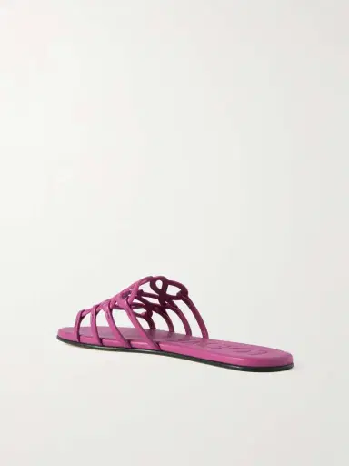 Loewe + Paula's Ibiza Petal Anagram Leather Slides | Thumbnail 3 Loewe + Paula's Ibiza Petal Anagram Leather Slides | Thumbnail 3