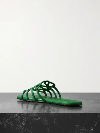 Loewe + Paula's Ibiza Petal Anagram Leather Slides | Thumbnail 3 Loewe + Paula's Ibiza Petal Anagram Leather Slides | Thumbnail 3