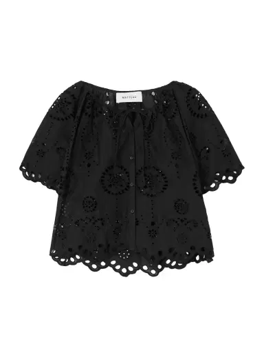 Matteau Scalloped Broderie Anglaise Cotton-poplin Shirt | Thumbnail 1